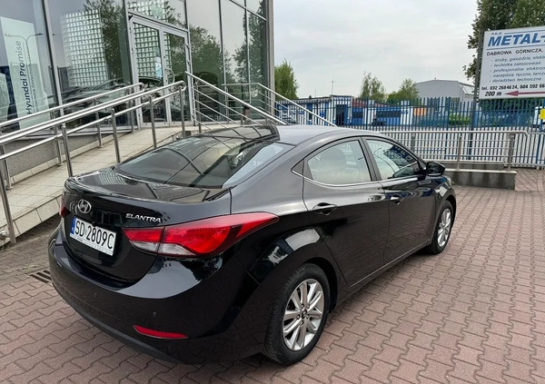 Hyundai Elantra cena 36500 przebieg: 173500, rok produkcji 2014 z Brzostek małe 154